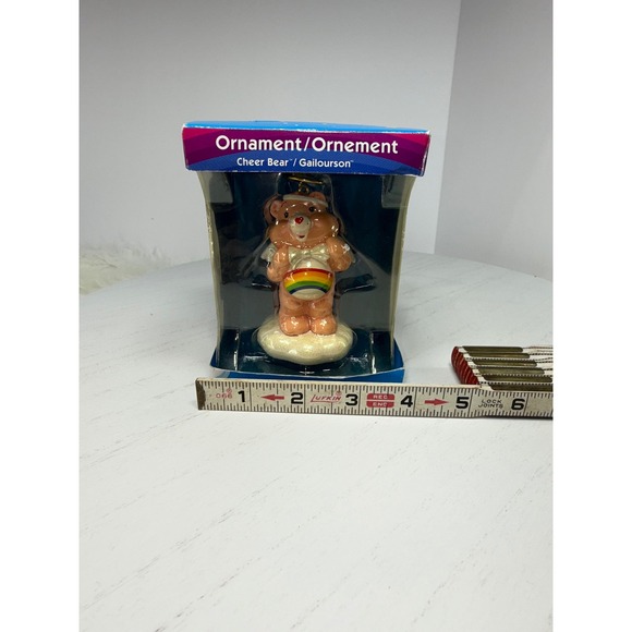 Care Bears Cheer Bear Angel Ornament Gallourson 2006 Collectible - Picture 7 of 8